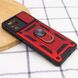 Ударопрочный чехол Camshield Serge Ring для Xiaomi Redmi Note 10 / Note 10s / Poco M5s Красный фото 4