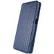Кожаный чехол книжка GETMAN Cubic (PU) для Samsung Galaxy A24 4G Синий фото 4