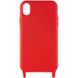 Чехол TPU two straps California для Apple iPhone XR (6.1") Красный фото 2