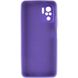 Чехол Silicone Cover Full Camera (AA) для Xiaomi Redmi Note 10 / Note 10s Фиолетовый / Purple фото 2