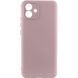 Чехол TPU GETMAN Liquid Silk Full Camera для Samsung Galaxy A05 Серый / Lavender