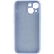 Чехол Silicone Case Full Camera Protective (AA) для Apple iPhone 15 Plus (6.7") Голубой / Lilac Blue фото 2