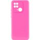 Чохол Silicone Cover Lakshmi Full Camera (AAA) для Xiaomi Redmi 10C Рожевий / Barbie pink фото 1