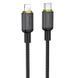 Дата кабель Hoco X128 Benefit Type-C to Lightning 30W (1m) Black фото 1