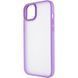 TPU+PC чохол Metal Buttons для Apple iPhone 15 (6.1") Бузковий / Light Purple фото 3
