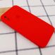 Чехол Silicone Case Square Full Camera Protective (AA) для Apple iPhone XS Max (6.5") Красный / Red фото 2