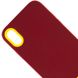 Чехол TPU+PC Bichromatic для Apple iPhone XR (6.1") Brown burgundy / Yellow фото 2