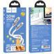 Дата кабель Hoco U113 Solid 20W Type-C to Lightning (1m) Silver фото 4