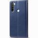 Шкіряний чохол книжка GETMAN Gallant (PU) для Xiaomi Redmi Note 8T Синій фото 8