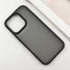 TPU+PC чохол Metal Buttons для Apple iPhone 16 Pro (6.3") Чорний / Black фото 3