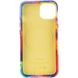 Кожаный чехол Colour Splash with MagSafe для Apple iPhone 13 (6.1") Yellow / Red фото 4