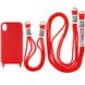 Чехол TPU two straps California для Apple iPhone XR (6.1") Красный фото 1