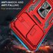 Ударопрочный чехол Camshield Army Ring для Samsung Galaxy A23 4G Красный / Red фото 3