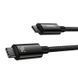 Дата кабель Baseus Tungsten Gold Type-C to Type-C Cable 240W (1m) (CAWJ04000) Black фото 2
