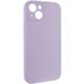Чехол Silicone Case Full Camera Protective (AA) NO LOGO для Apple iPhone 15 (6.1") Сиреневый / Lilac фото 2