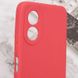 Силиконовый чехол Candy Full Camera для Oppo A98 Красный / Camellia фото 5