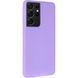 Чохол Silicone Cover Ummi Lakshmi (AA) для Samsung Galaxy S21 Ultra Бузковий / Dasheen