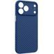 Чехол Getman Carbon Ultra Slim для Apple iPhone 17 Pro Max / 18 Pro Max (6.9") Blue фото 1