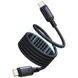 Дата кабель Baseus PicoGo Type-C to Type-C 240W (2m) (E04233) Cosmic Black фото 1