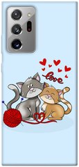 Чохол itsPrint Два коти Love для Samsung Galaxy Note 20 Ultra