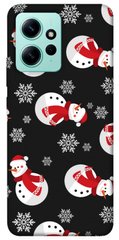 Чехол itsPrint Снеговики для Xiaomi Redmi Note 12 4G