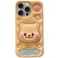 Силіконовий чохол Funny 3D для Apple iPhone 14 Pro (6.1") Little bear