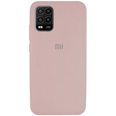 Чехол Silicone Cover Full Protective (AA) для Xiaomi Mi 10 Lite Розовый / Pink Sand