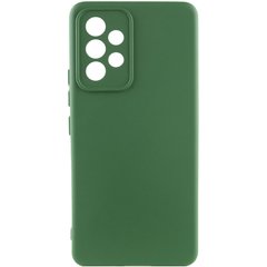 Чехол Silicone Cover Lakshmi Full Camera (A) для Samsung Galaxy A34 5G Зеленый / Dark green