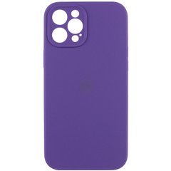 Чохол Silicone Case Full Camera Protective (AA) для Apple iPhone 12 Pro (6.1") Фіолетовий / Amethyst