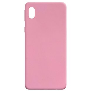 Силиконовый чехол Candy для Samsung Galaxy M01 Core / A01 Core Розовый
