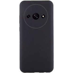 Чохол TPU GETMAN Liquid Silk Full Camera для Xiaomi Redmi A3 Чорний / Black