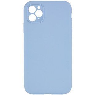Чехол Silk Square Full Camera Protective (AA) NO LOGO для Apple iPhone 11 Pro (5.8") Голубой / Lilac Blue