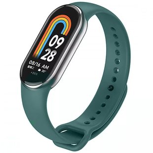 Силиконовый ремешок для Xiaomi Mi Band 8 Зеленый / Pine green