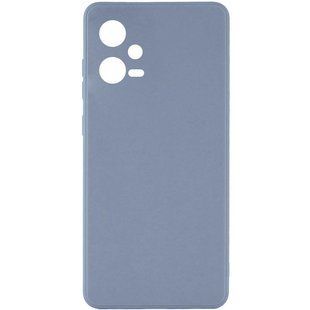 Силиконовый чехол Candy Full Camera для Xiaomi Poco X5 5G / Note 12 5G Серый / Smoky Gray