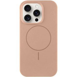 Чехол Silk Full Protective (AA) NO LOGO with Magnetic Fit для Apple iPhone 15 Pro Max (6.7") Бежевый / Desert Gold