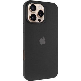 Чехол Silicone Case Full Protective (AA) для Apple iPhone 16 Pro (6.3") Черный / Black