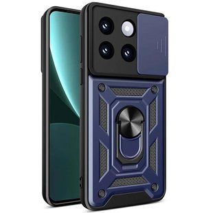 Чехол Ummi Camshield Serge Ring для Xiaomi 14 Pro Синий