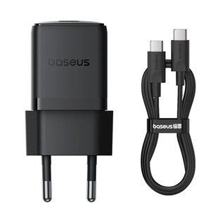 СЗУ Baseus Palm Fast Charger 30W (1USB-C) + кабель Type-C to Type-C (P10111605113-01) Cluster Black