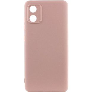 Чехол Silicone Cover Ummi Lakshmi Full Camera (AA) для Motorola Moto E13 Розовый / Pink Sand