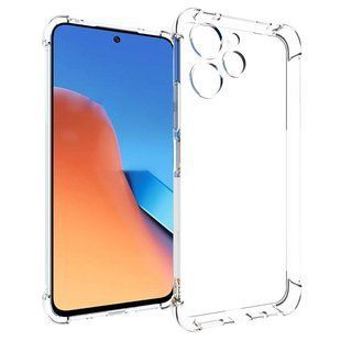 TPU чехол GETMAN Ease logo усиленные углы Full Camera для Xiaomi Redmi 12 Бесцветный (прозрачный)