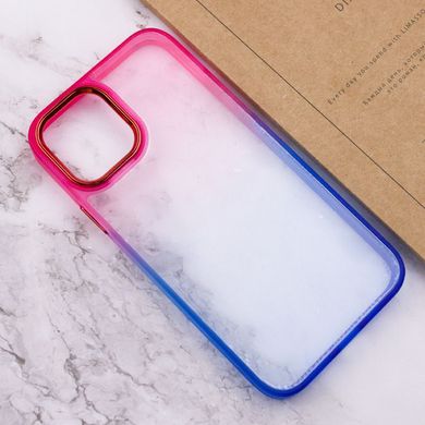 Чохол TPU+PC Fresh sip series для Apple iPhone 14 Plus (6.7") Синій / Рожевий