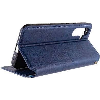 Кожаный чехол-книжка GETMAN Cubic (PU) для Samsung Galaxy M34 5G Синий