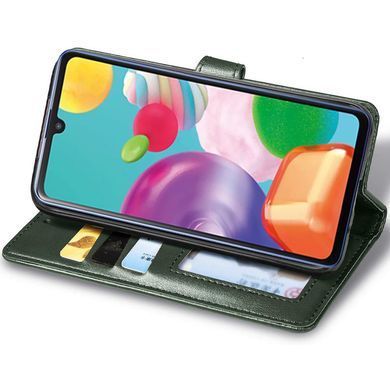 Шкіряний чохол-книжка GETMAN Gallant (PU) для Xiaomi Redmi 9A Зелений