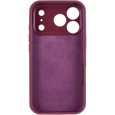 Чохол Silk Full Camera Protective (AA) NO LOGO для Apple iPhone 17 Pro Max (6.9") Бордовий / Plum