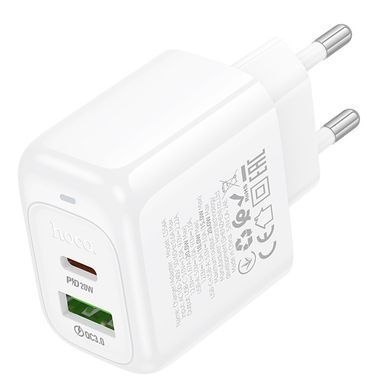 СЗУ Hoco CS54A Surplus PD20W+QC3.0 (1USB-A/1C) White