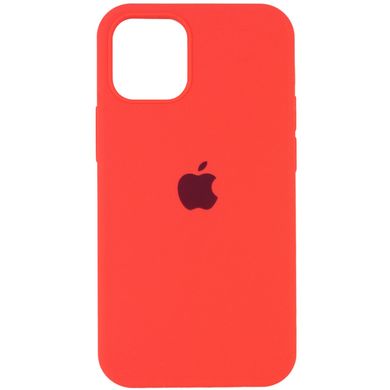Чехол Silicone Case Full Protective (AA) для Apple iPhone 12 Pro Max (6.7") Арбузный / Watermelon red