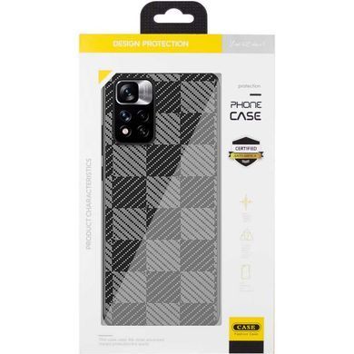 Чехол TPU+PC Grid для Xiaomi Redmi Note 11 Pro 4G/5G / 12 Pro 4G Cube