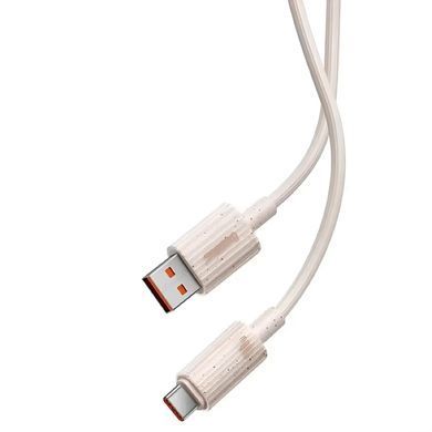 Уценка Дата кабель Baseus Habitat Series Fast Charging USB to Type-C 100W (2m) (P1036020) Поврежденная упаковка / Wheat Pink