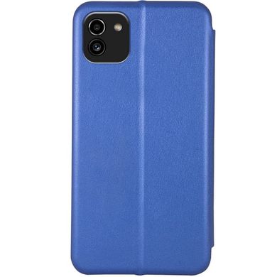 Шкіряний чохол (книжка) Classy для Samsung Galaxy A03 Синій