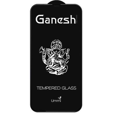 Захисне скло Ganesh (Full Cover) для Apple iPhone 14 Pro Max (6.7") Чорний